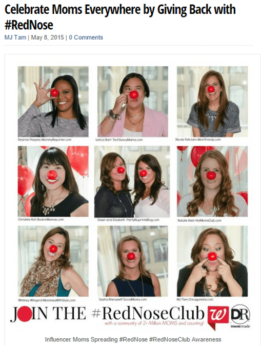 Red Nose Day Influencer Marketing Campaign